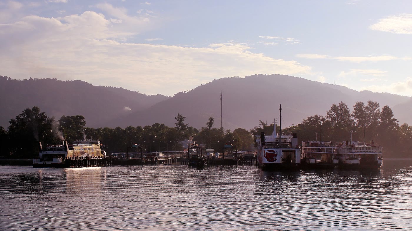 Raja Ferry pier at Lipa Noi on the west coast of Koh Samui